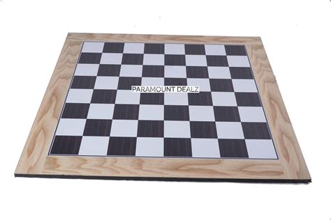 ♟️ Wooden Laminated 19" Chess Board Game Set with 3.75" Plastic Chess