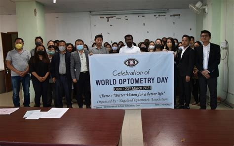 WORLD OPTOMETRY DAY OBSERVED AT KOHIMA | DIPR Nagaland-Department of ...