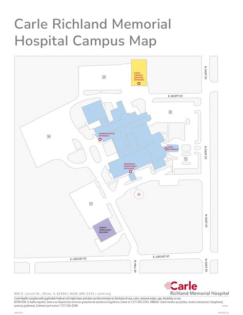 Carle Richland Memorial Hospital Map (2022) - All Maps