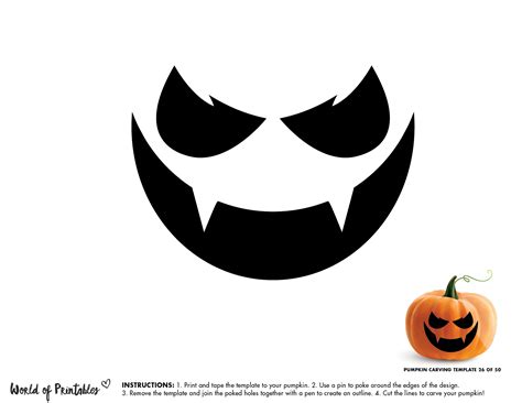 Cute Pumpkin Carving Stencils Printable | FREE Printable