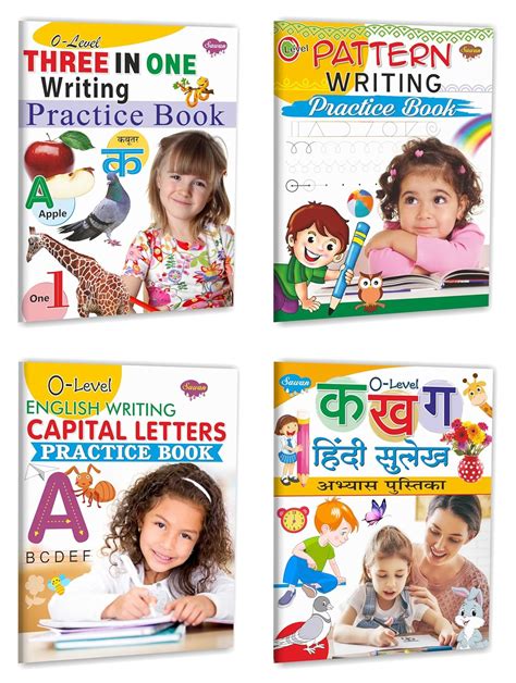 Buy Set of 4 Books, O-Level : Three in One Writing Practice Book ...