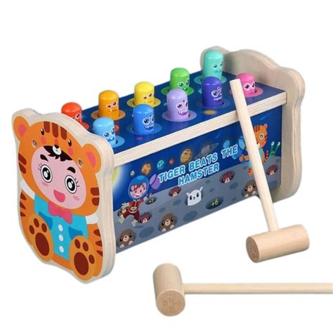 Buy TOYARTSY Pounding Bench Game Hammering Pounding Toys Kids Hammer ...