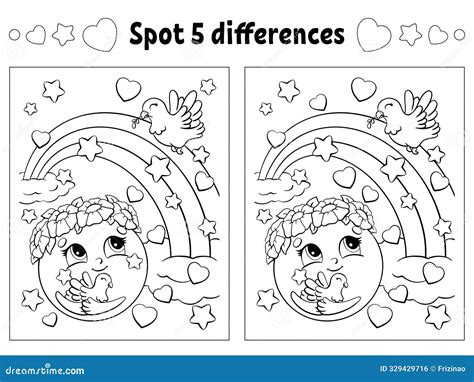 Find Differences Worksheet for Kid 的图像结果