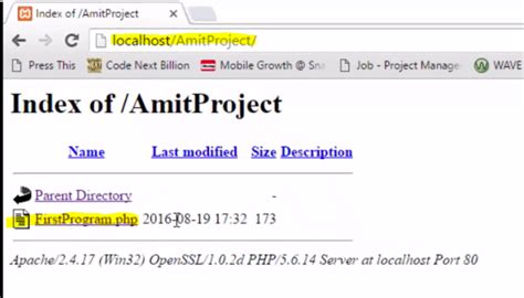 Image result for How to Open PHP File in Localhost Using Xampp