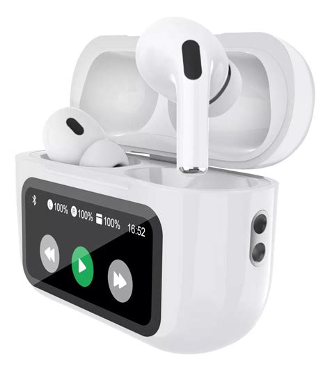 Fone Bluetooth com Tela LED Touch para Controle de Música e Tempo