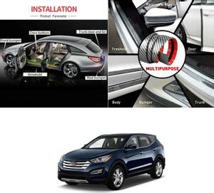 PROEDITION Carbon Fiber Wrap Auto Door Entry Guard Sticker,Anti ...