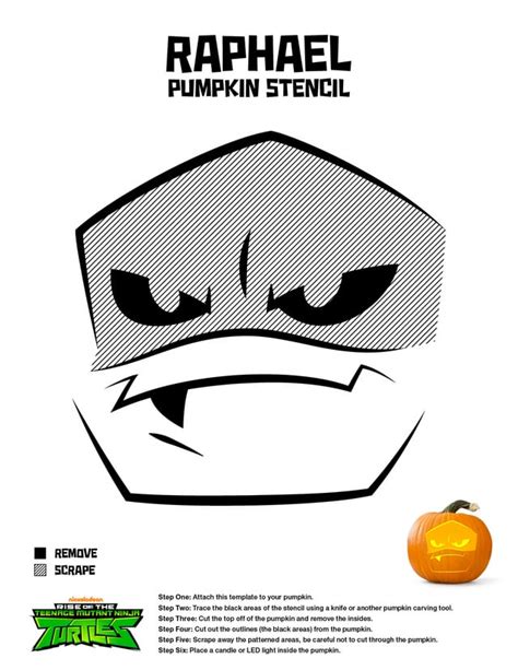 Image result for TMNT Pumpkin Pattern