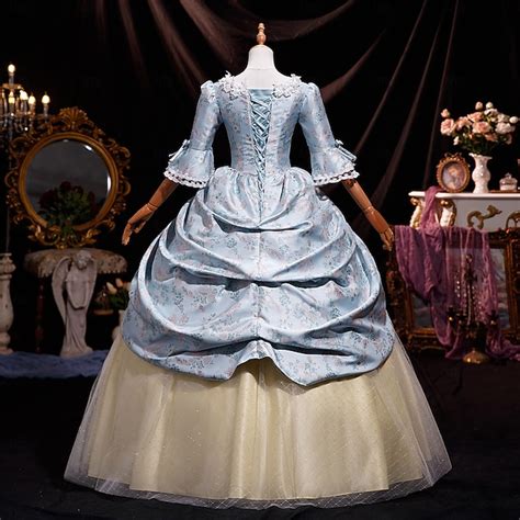 18th Century Women's Rococo Ball Gown Princess Maria Antonietta Rococo ...