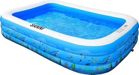 Sanni Inflatable Swimming Pool, 118 X 72 X India | Ubuy