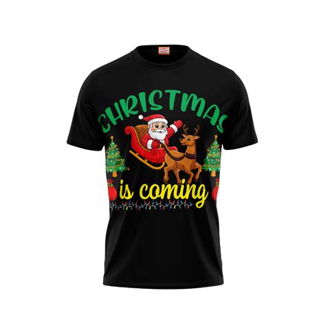 Merry Christmas Printed T-Shirt - NPRB0016 – Next Print