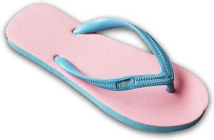 NoStrain Men Men's Anti Skid Twin Color Natural Rubber Flip-Flops ...
