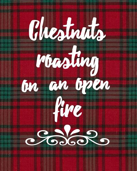 Chestnuts Roasting on an Open Fire Printable - Etsy | Roasted chestnuts ...