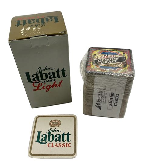 Lot of 175+ John Labatt Classic and Genuine Draft Cold Beer Coasters | eBay