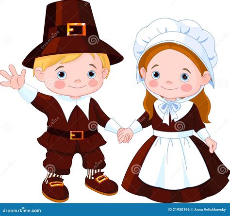 Pilgrim Children Clip Art