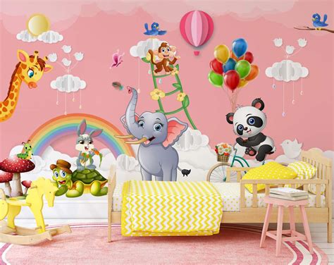 Child Room Playroom Nursery Bedroom Wallpaper – Home Decoram