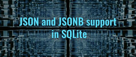 SQLite JSON-format 的图像结果