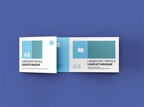 Free A5 Tri-Fold Brochure Mockup PSD - Good Mockups