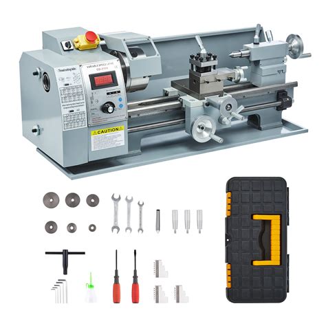 Buy CO-Z 8"x16" Mini Lathe Machine with 3 Jaw Chuck and 2250rpm Max ...