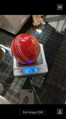 Cricket Leather Ball - 2 Piece Leather Ball Manufacturer from Meerut