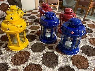 Buy Star Light Decorative Metal Lantern Indoor/Outdoor Hanging Lantern ...