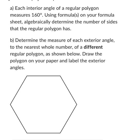 Each Interior Angle Formula