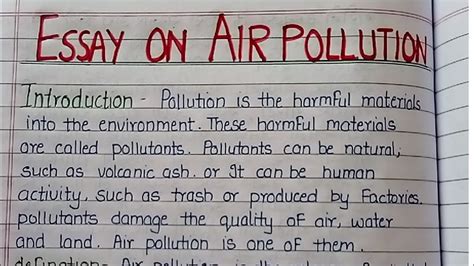 Pollution Writing 的图像结果