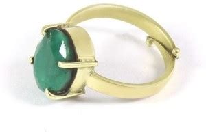 PARTH GEMS ORIGINAL GEMSTONE Emarald/Panna Panchdhatu Gold Plated ...