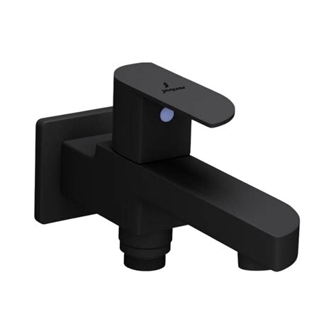 Jaquar WC Area 2 Way Bib Cock Alive ALI-BLM-85041 - Black Matt on Decure.in