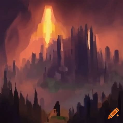 Minecraft and middle-earth crossover image