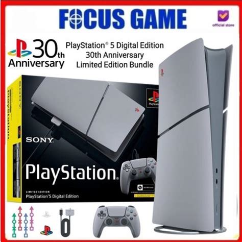 Promo PS5 Slim Digital 30th Anniversary Console Game 30 Th Aniversary ...
