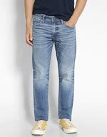 Buy American Eagle Men Blue EasyFlex Slim Straight Jean Online