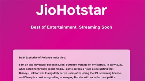 Meet the man who beat Reliance to JioHotstar.com, and wants Rs 1 crore ...