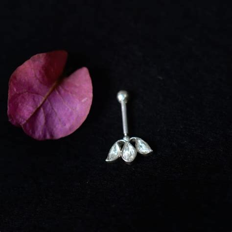 92.5 Silver Maharashtrian Bugadi – Helix Earring / Stud – Quirksmith