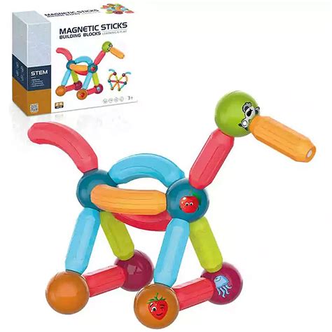Magnetic Sticks Building Blocks Toys 26 pcs Toy Game for Kids : Amazon ...