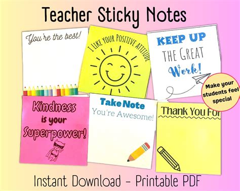 School Sticky Notes 的图像结果