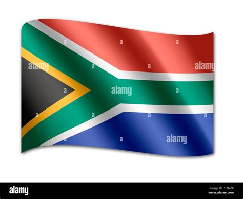 South african flag colours colors Cut Out Stock Images & Pictures - Alamy