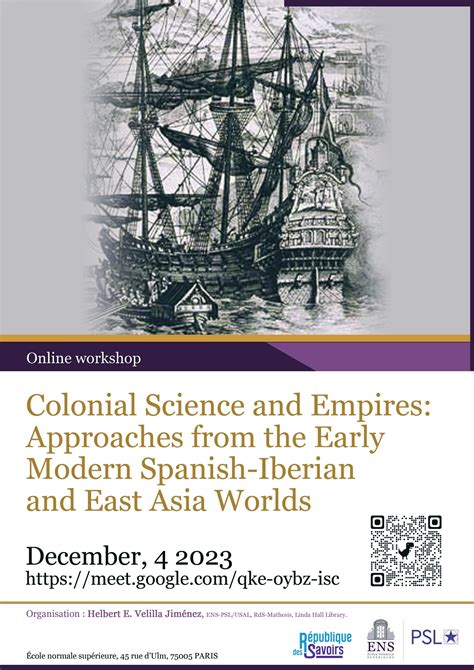 Colonial Science and Empires: Approaches from the Early Modern Spanish ...