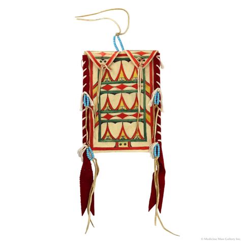 Joyce Growing Thunder - Assiniboine/Sioux Fogarty Parfleche Bag c. 200