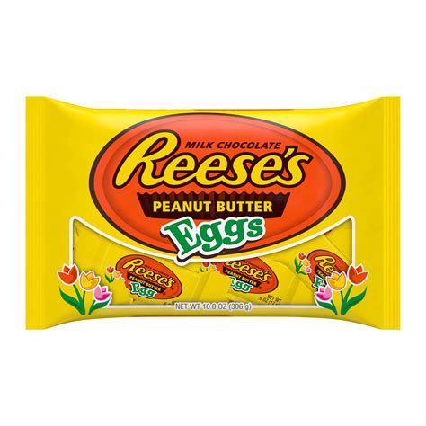 REESE'S, Milk Chocolate Peanut Butter Eggs Candy, Easter, 10.8 oz, Bag ...