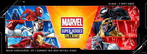 Marvel Super Heroes VS Villains Pop-Up, Johor, Sunway Big Box Retail ...