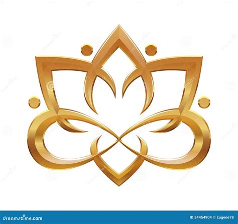 Sacred Lotus Flower Symbol