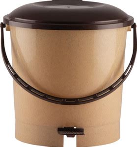 KUBER INDUSTRIES Multiuses Plastic Pedal Dustbin, Trash Can With Handle ...