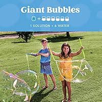 JOYIN 2 Concentrated Bubble Refill Solution Battles Total 64 OZ Big ...