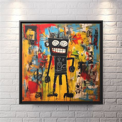 Jean Michel Basquiat Canvas Neo Expressionism Modern Canvas Print ...