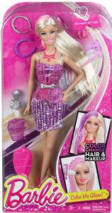 BARBIE Colour Me Glam Doll - Colour Me Glam Doll . Buy Barbie toys in ...