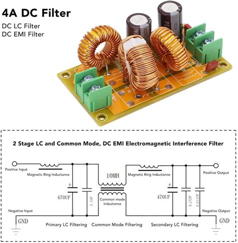 Nuhikap 4A DC LC Filter FCC Car Audio High Frequency India | Ubuy