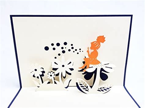 Creve 3d Popup Greeting Card Birthday Card Fairy Girl | Desertcart INDIA