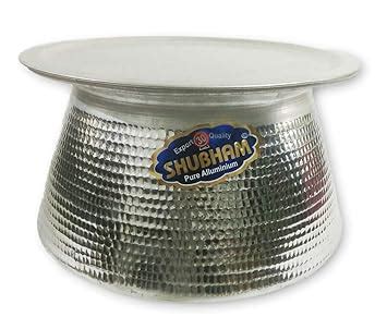 Buy JGS Aluminium Hammered Handi Biryani Rice Cooking Pot Degh 30 ...