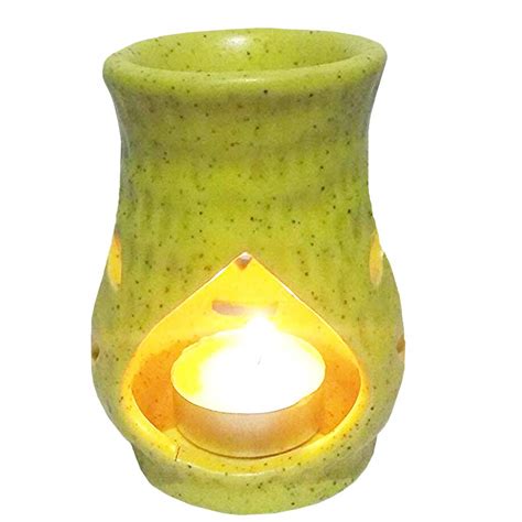 KPC Decor Regular Ceramic Aroma Burner (2 Pcs Candles and 1 Pcs ...
