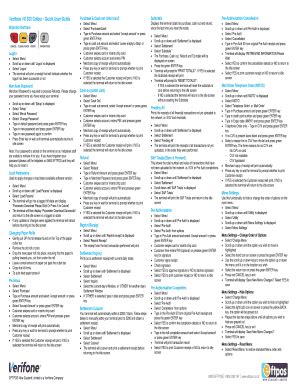 Fillable Online Verifone VX 520 Colour - Quick User Guide Fax Email ...